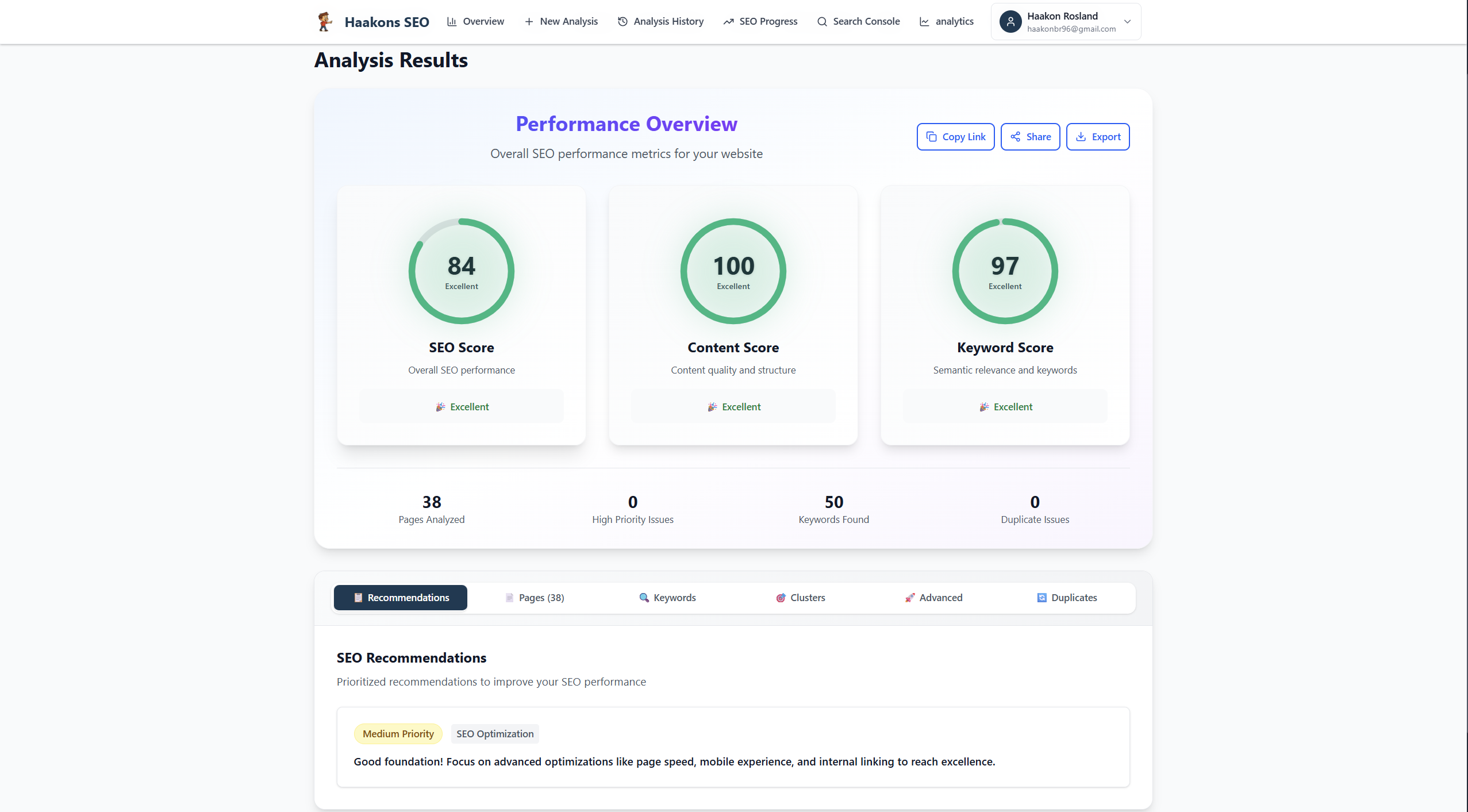 Haakon's SEO gallery image