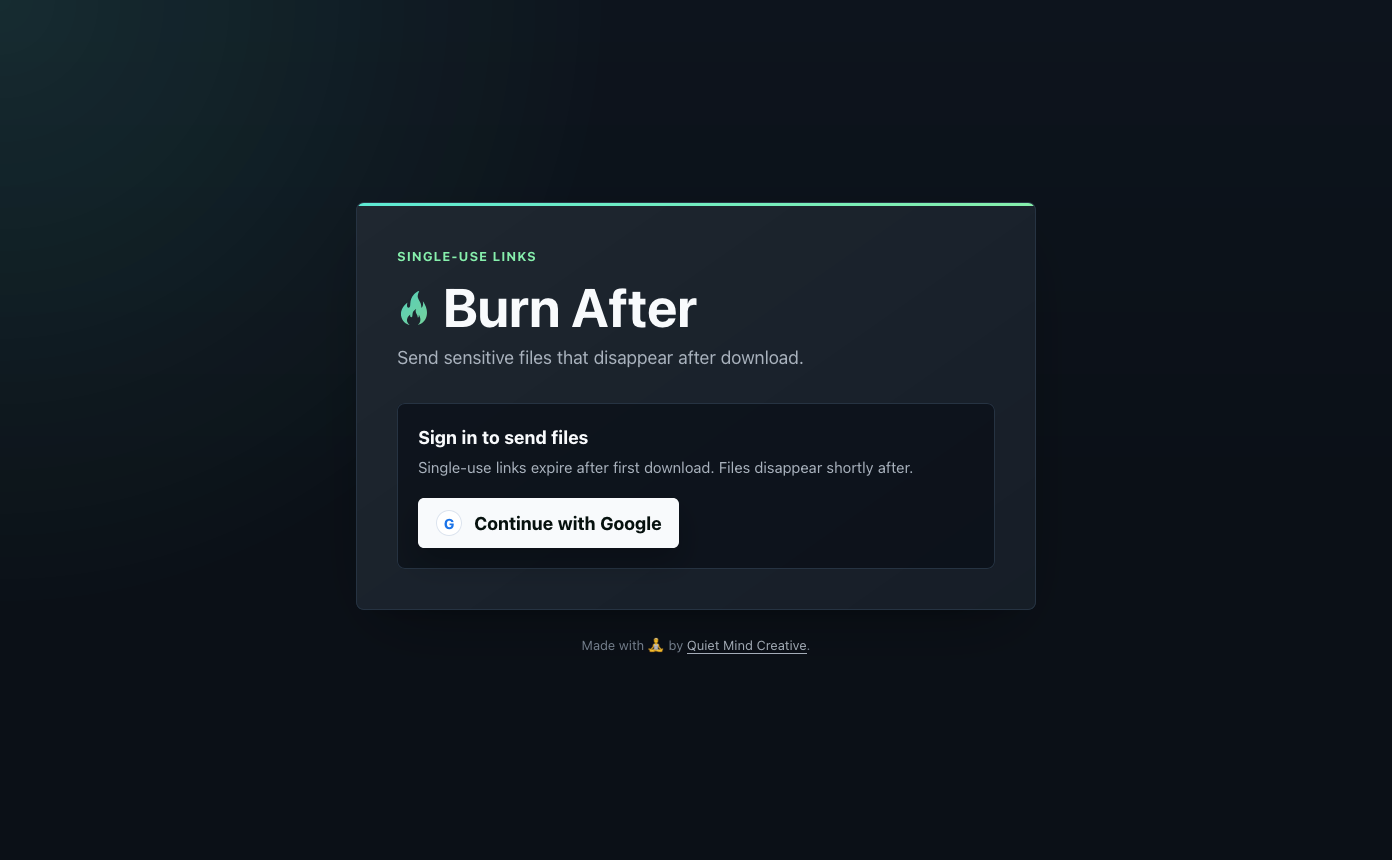 Burn After gallery image