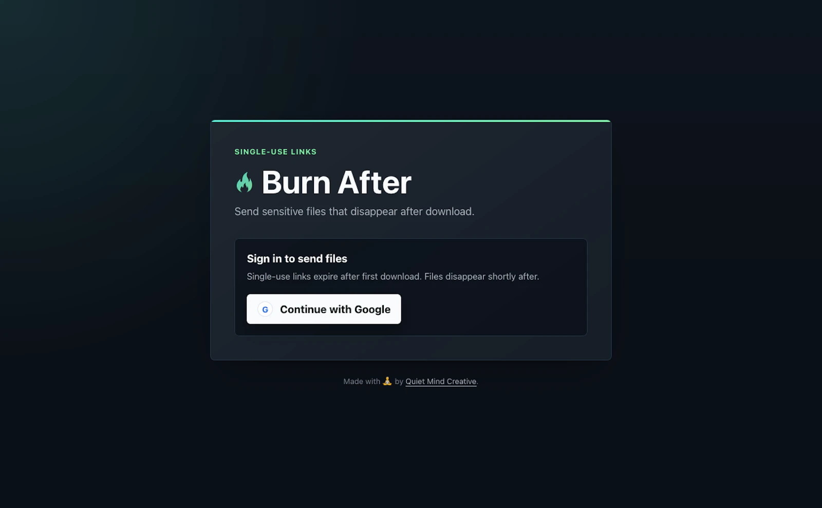 Burn After screenshot 1
