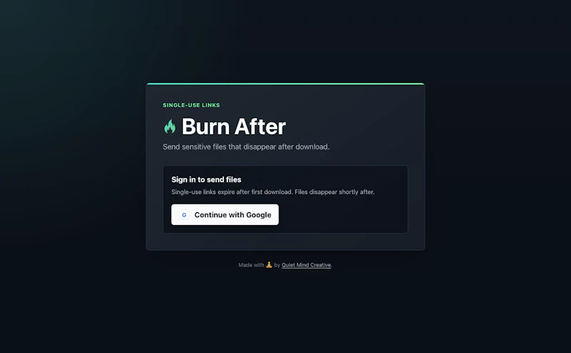 Burn After screenshot 1