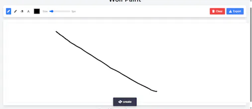 Wolf paint gallery image