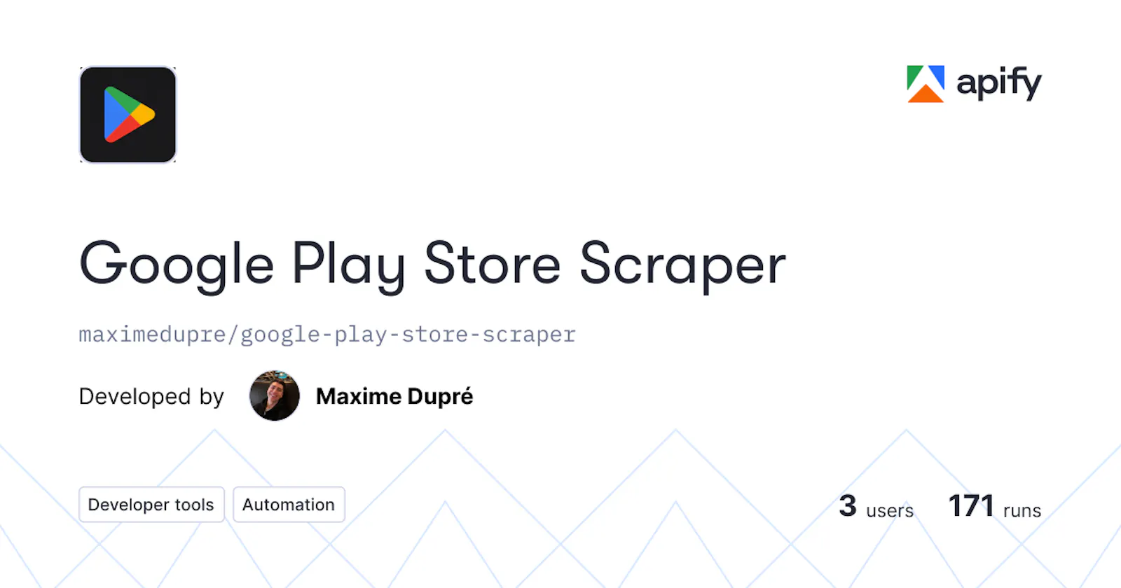 Google Play Store Scraper screenshot 1