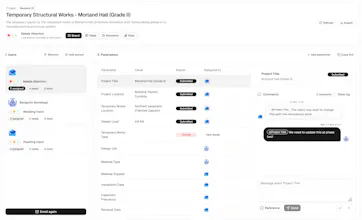 PerformData: RFI and specification maker gallery image