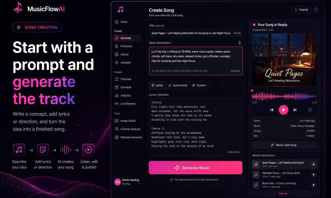 MusicFlowAI gallery image