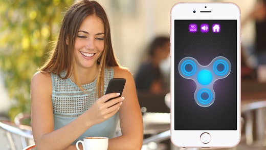 Fidget Spinner Wheel Toy - Glow In The Dark gallery image