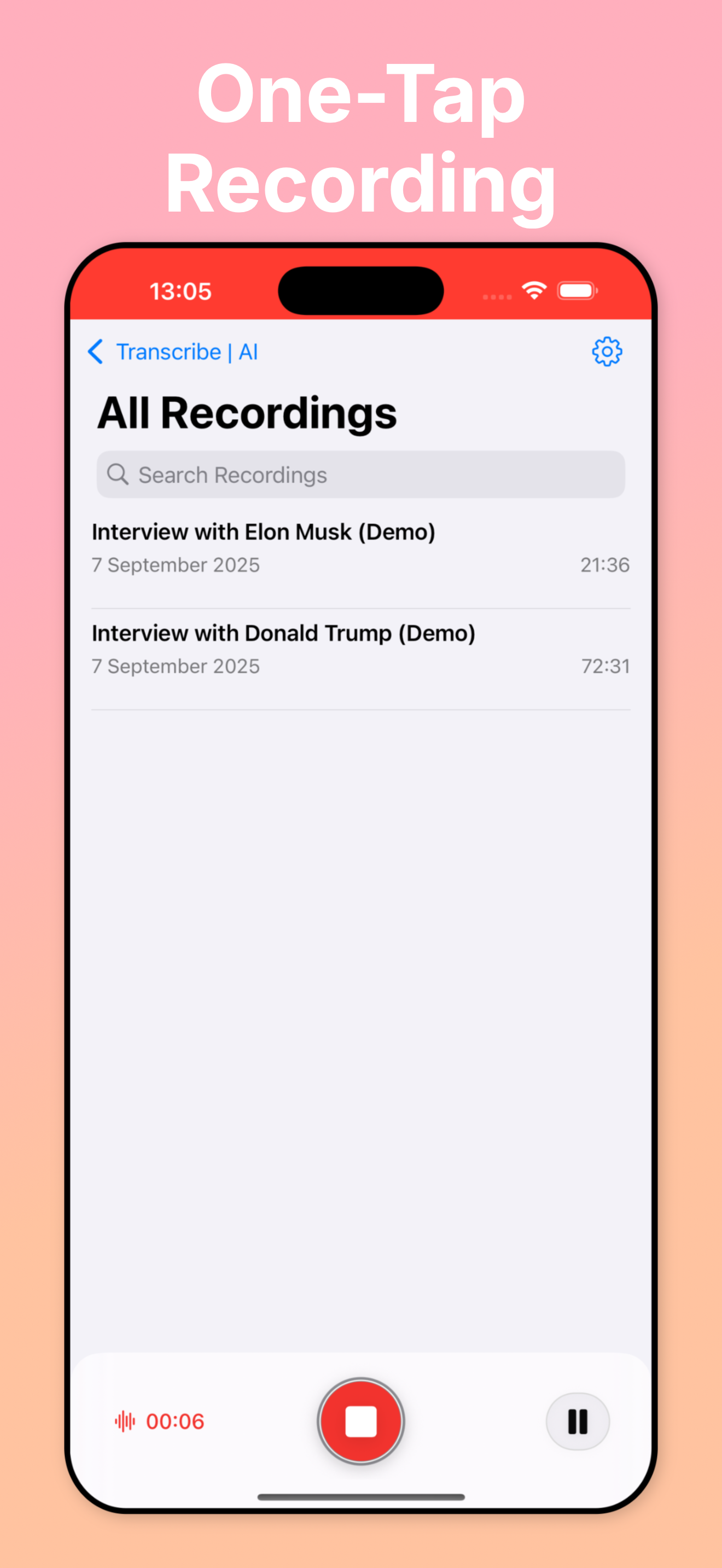 Transcribe | AI - Screenshot 2 preview