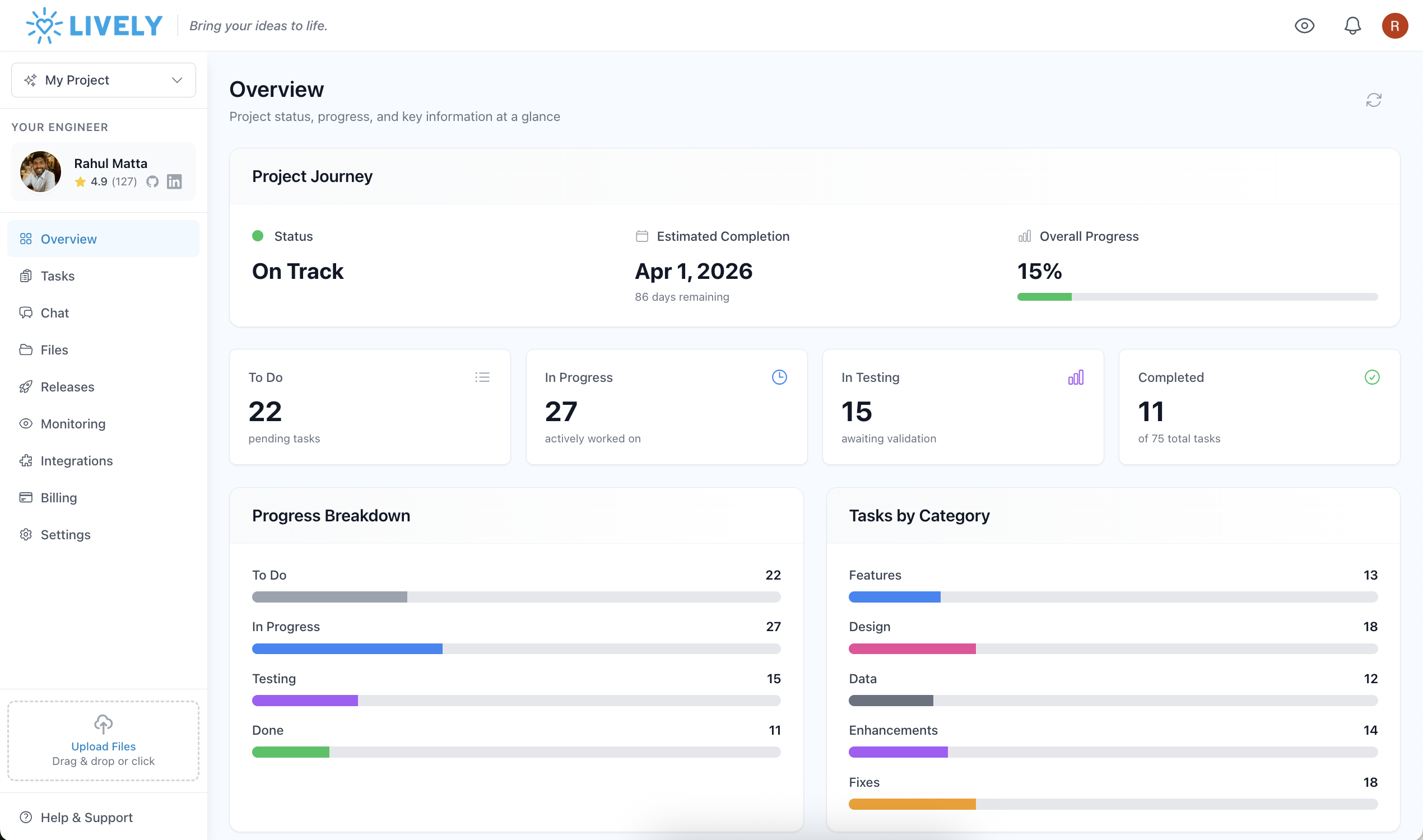 Lively - Screenshot 3 showing product features and functionality