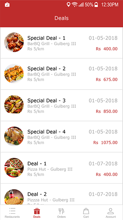 Food Delivery. Restaurant IOS gallery image