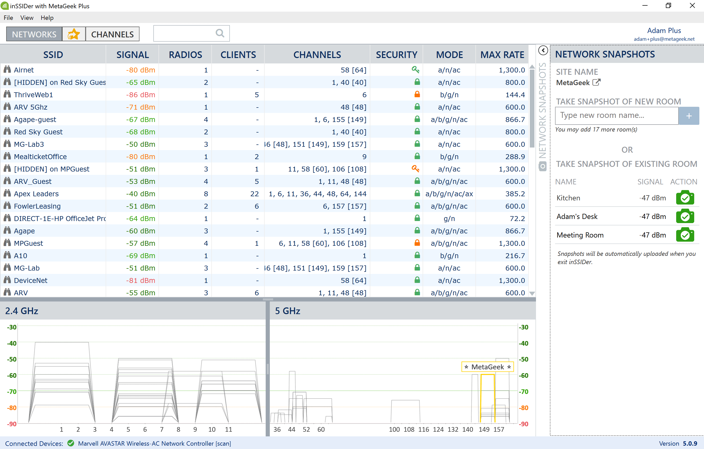 inSSIDer gallery image
