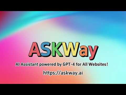 ASKWay-Embrace GPT-4's AI Superpower! gallery image