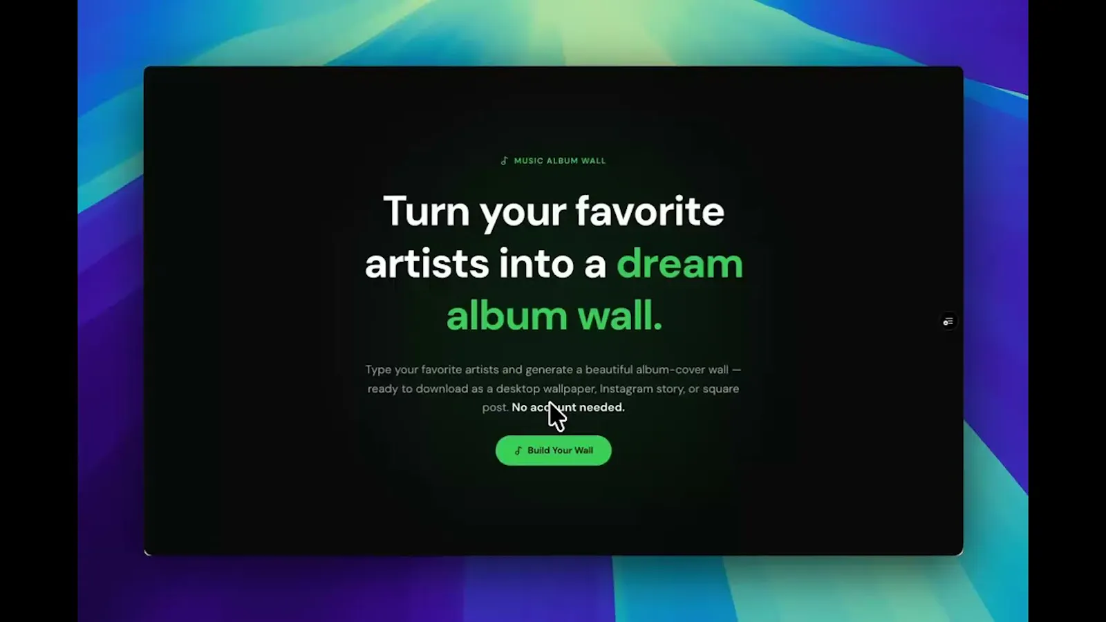 AlbumWall screenshot 1 (video preview)