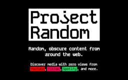 Project Random media 1