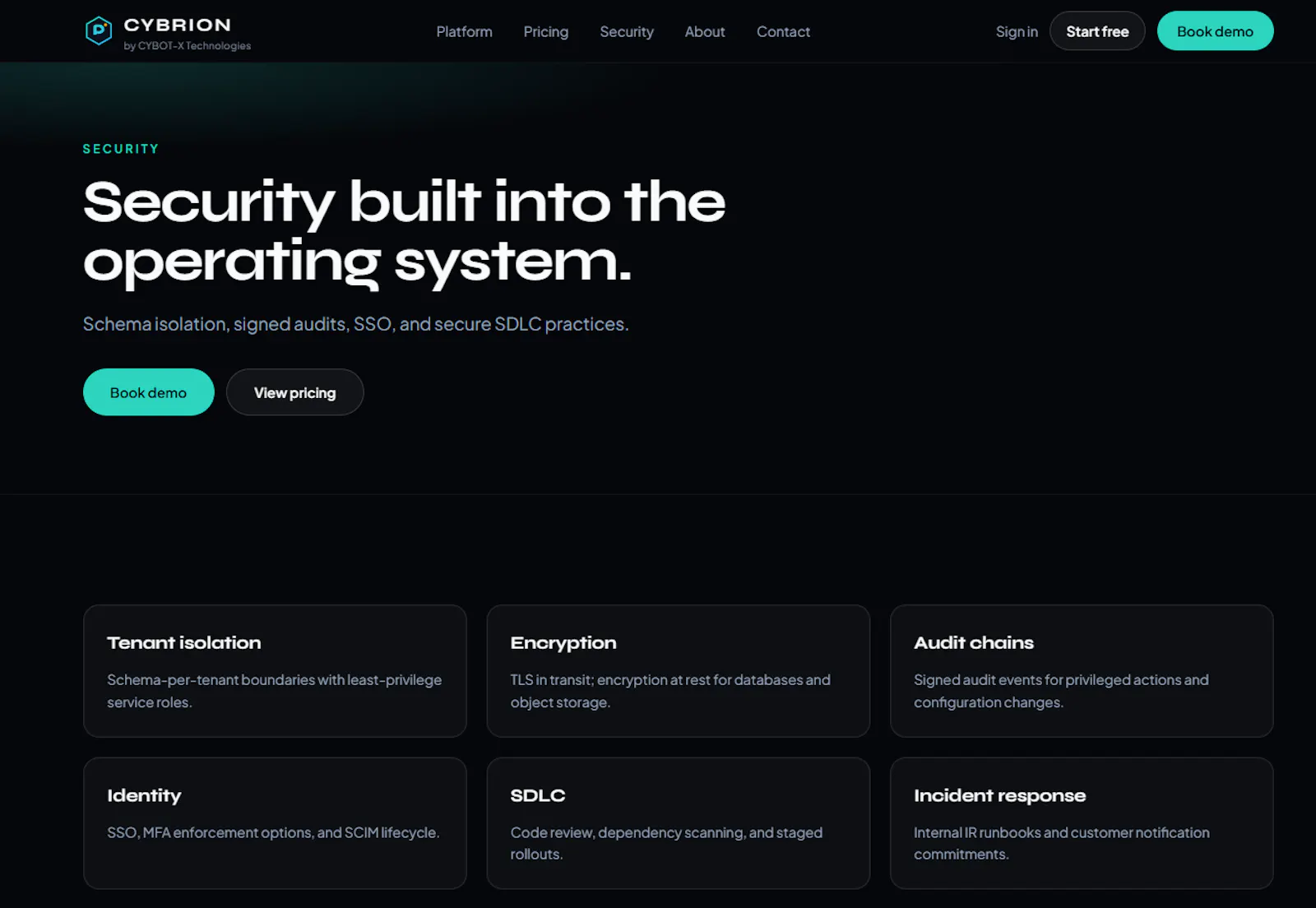 CYBRION screenshot 3