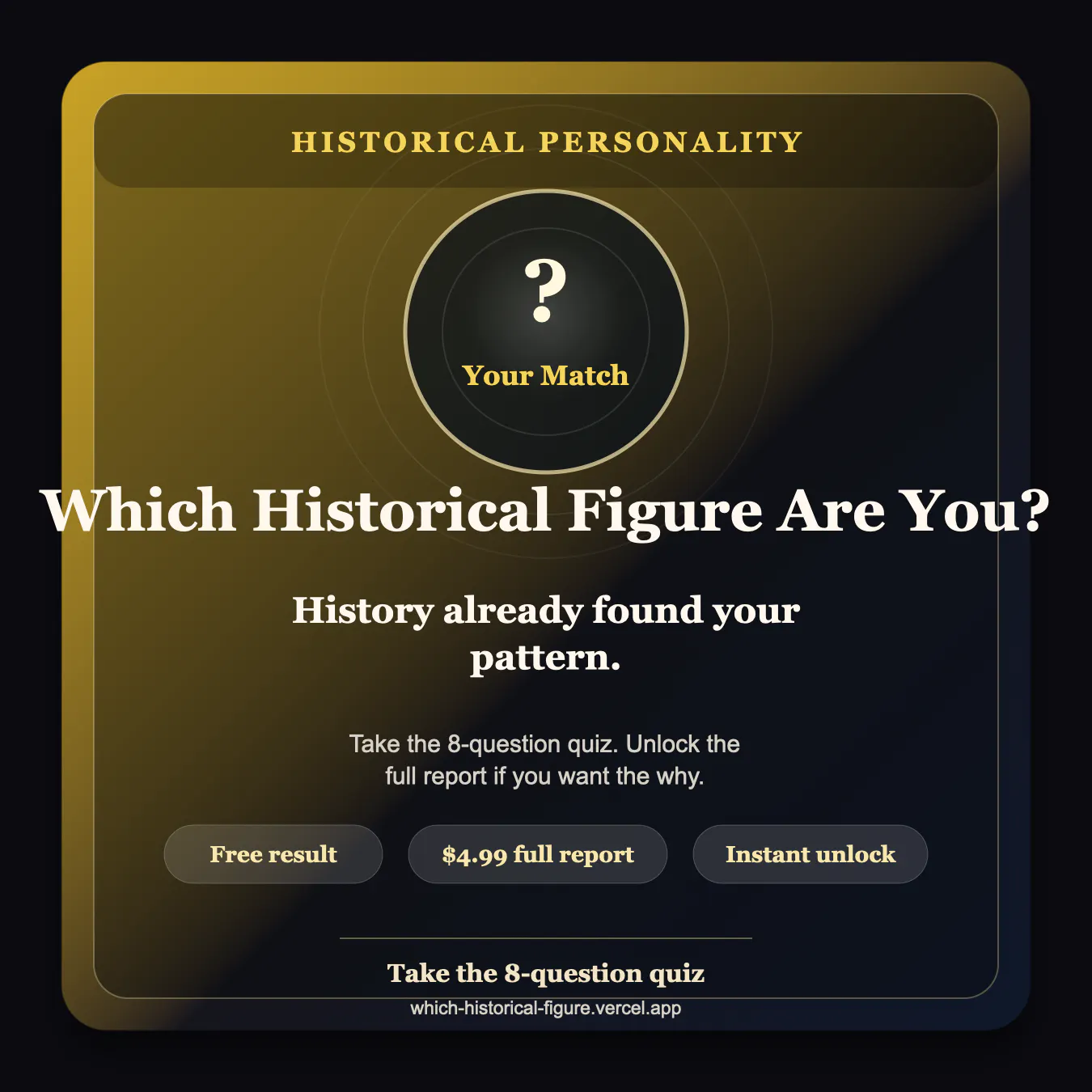 Which Historical Figure Are You? gallery image