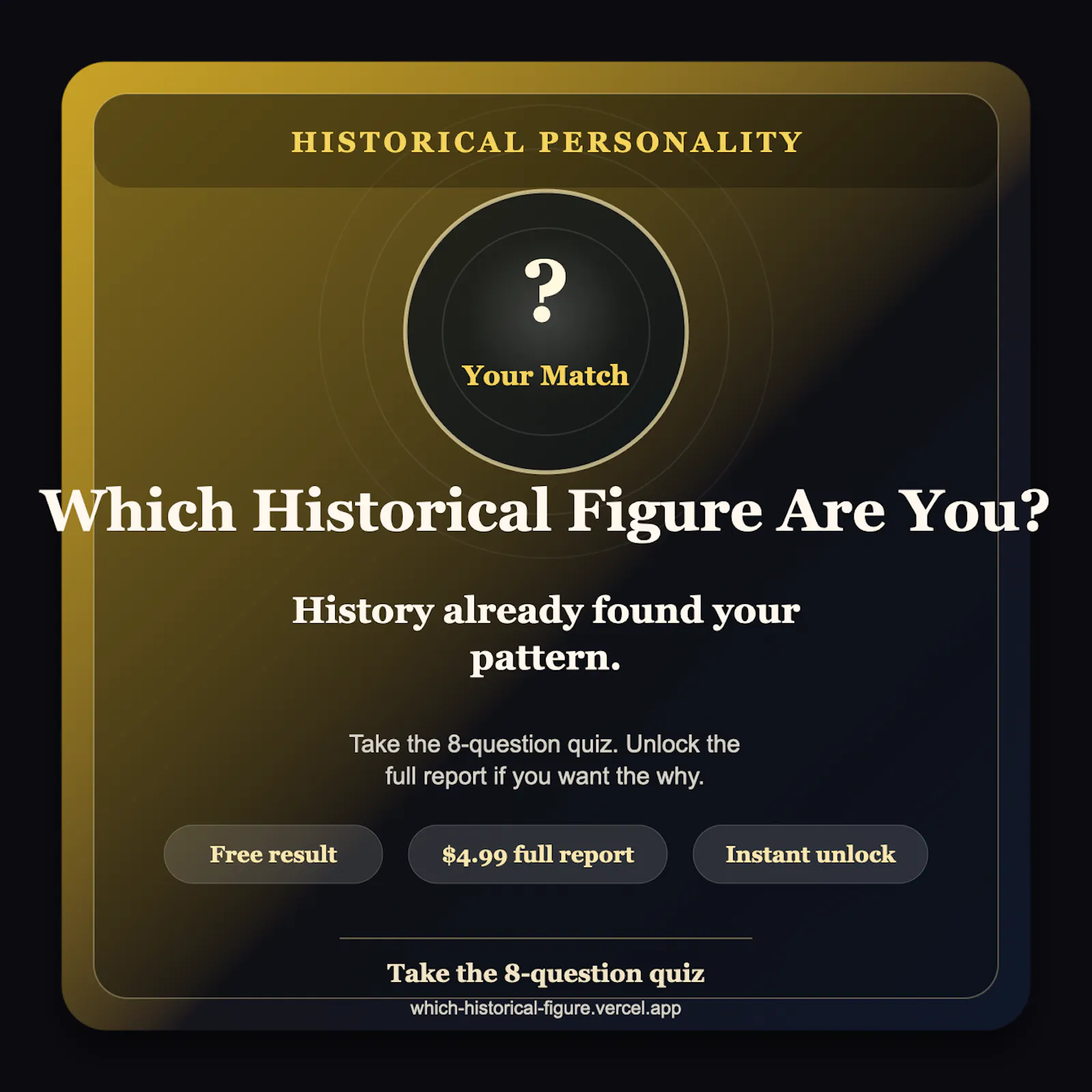 Which Historical Figure Are You? screenshot 3