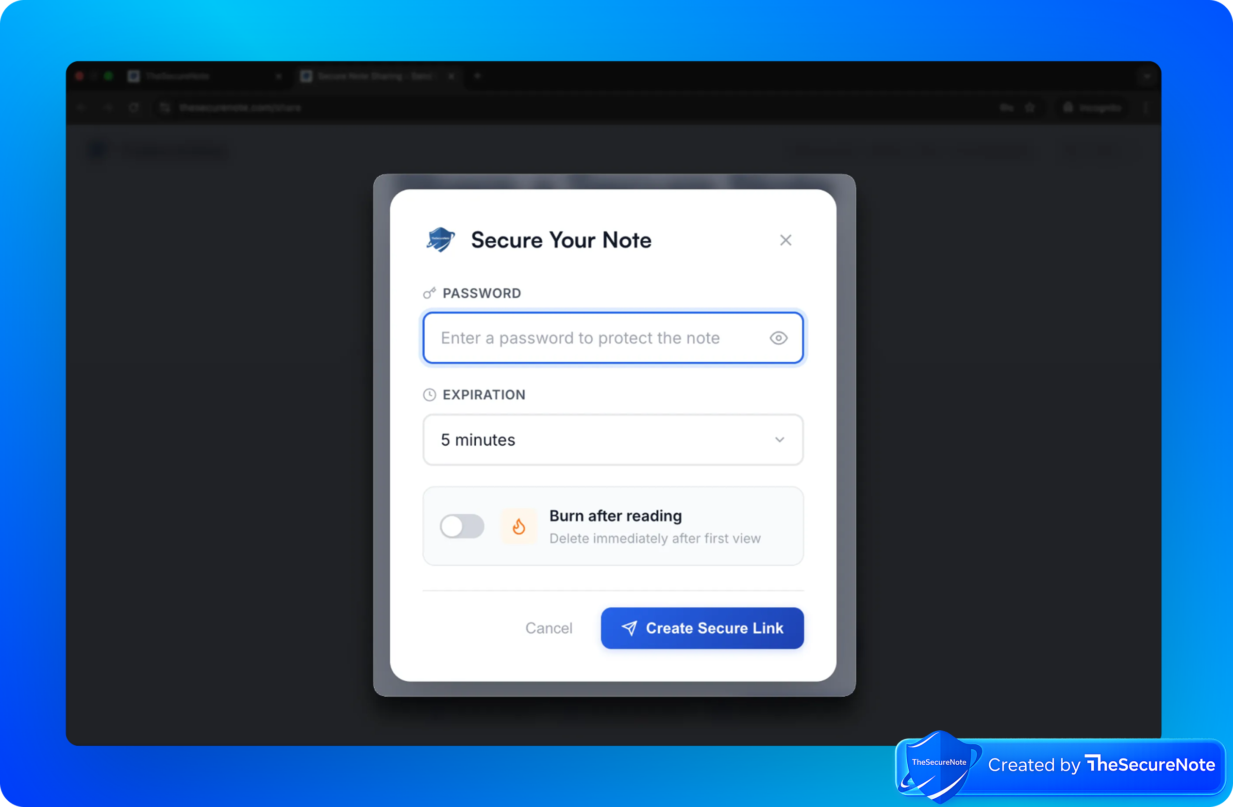 The Secure Note gallery image