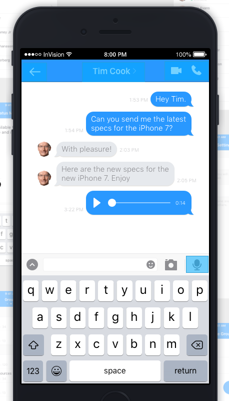CometChat gallery image