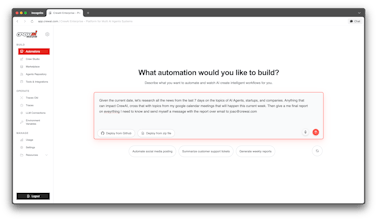 CrewAI AMP - Agent Management Platform gallery image