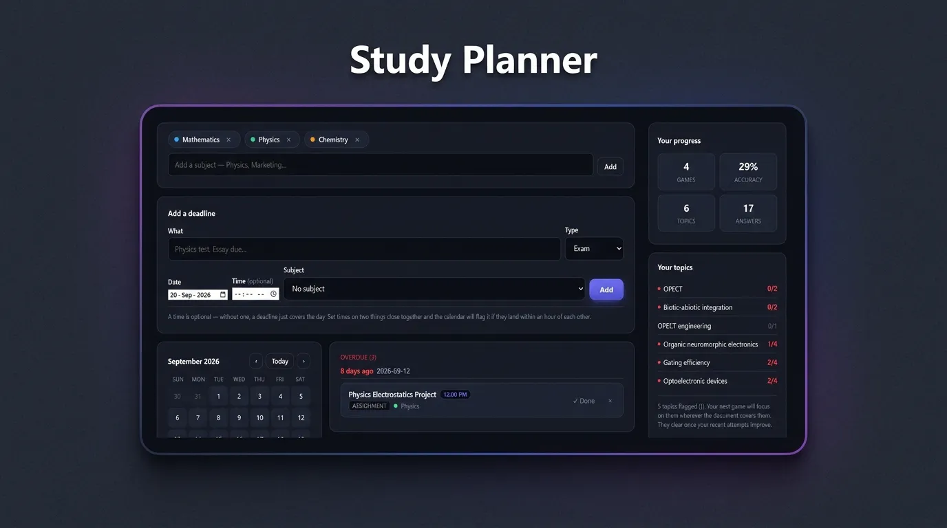 Challenge Study Engine gallery image