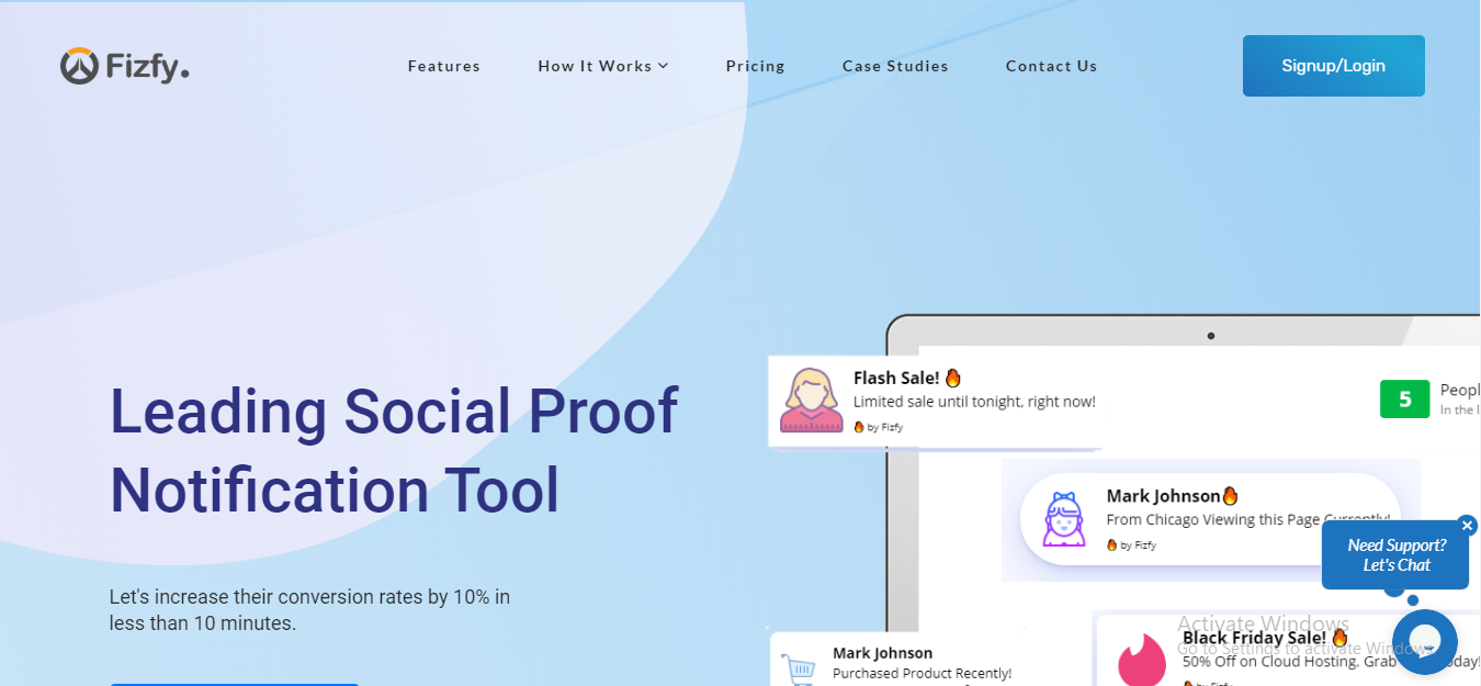 Fizfy - Social Proof Notification Tool