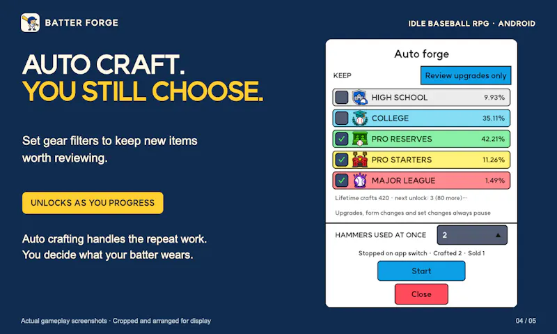 Batter Forge screenshot 5