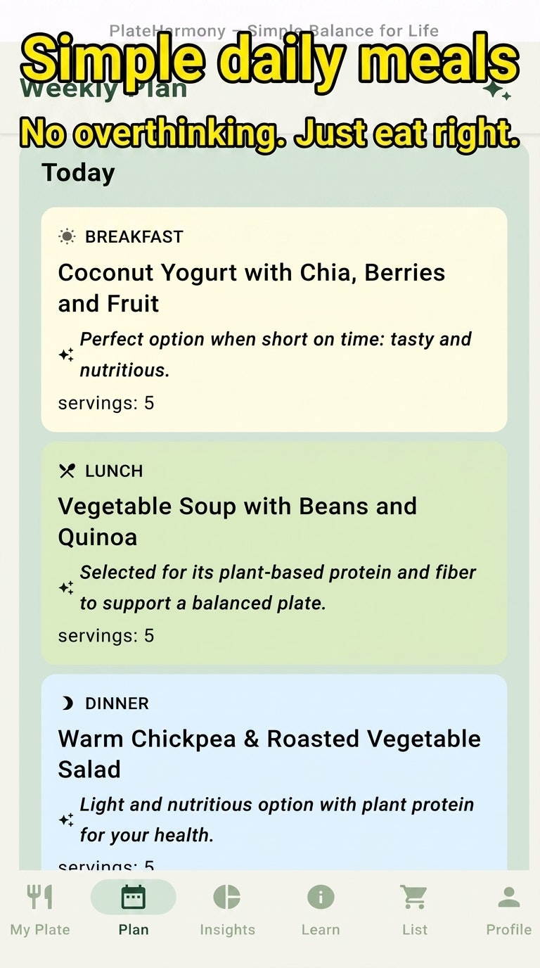 PlateHarmony: Healthy Eating gallery image