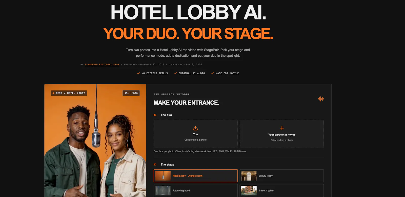 StagePair screenshot 1