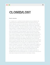 Closed/Lost- Email for founders who sell gallery image