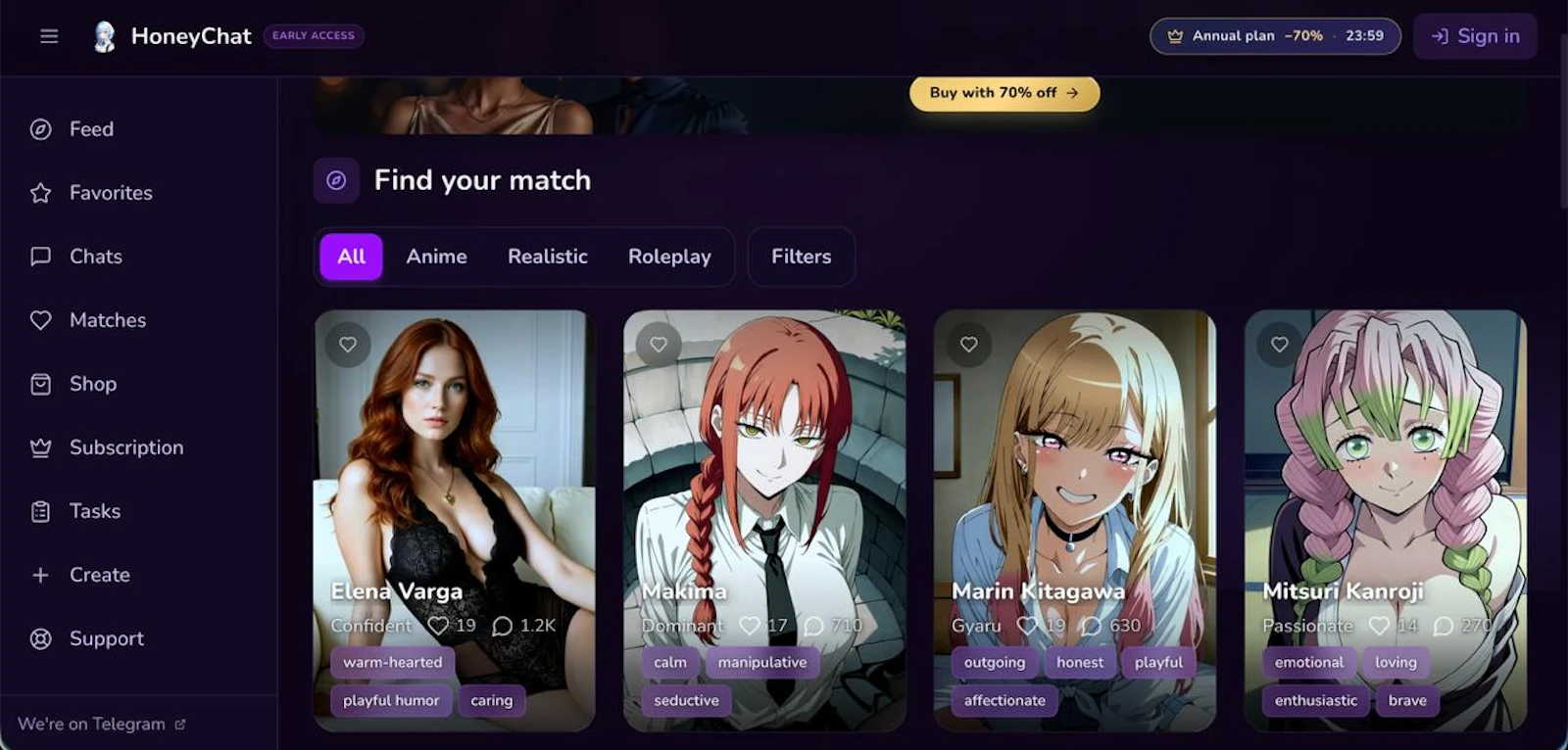 HoneyChat screenshot 2