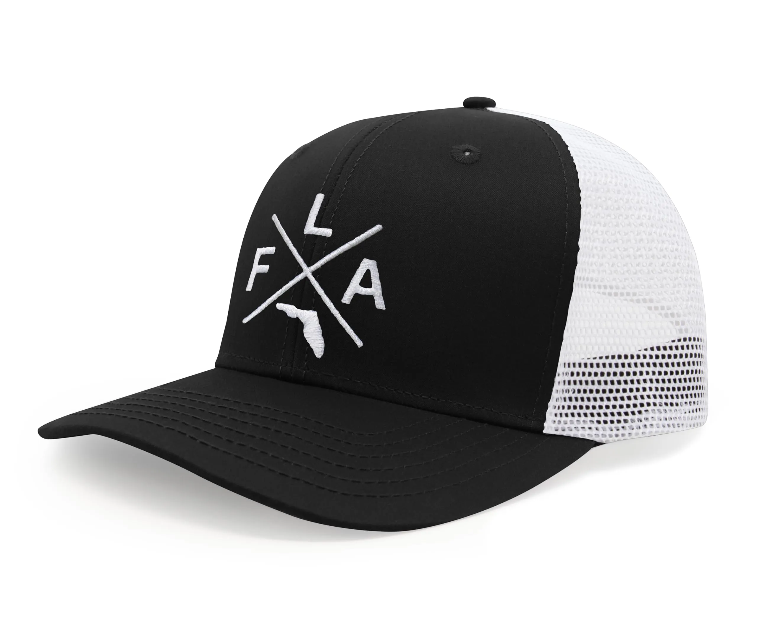 Florida FLA Trucker Hat – Black/White gallery image