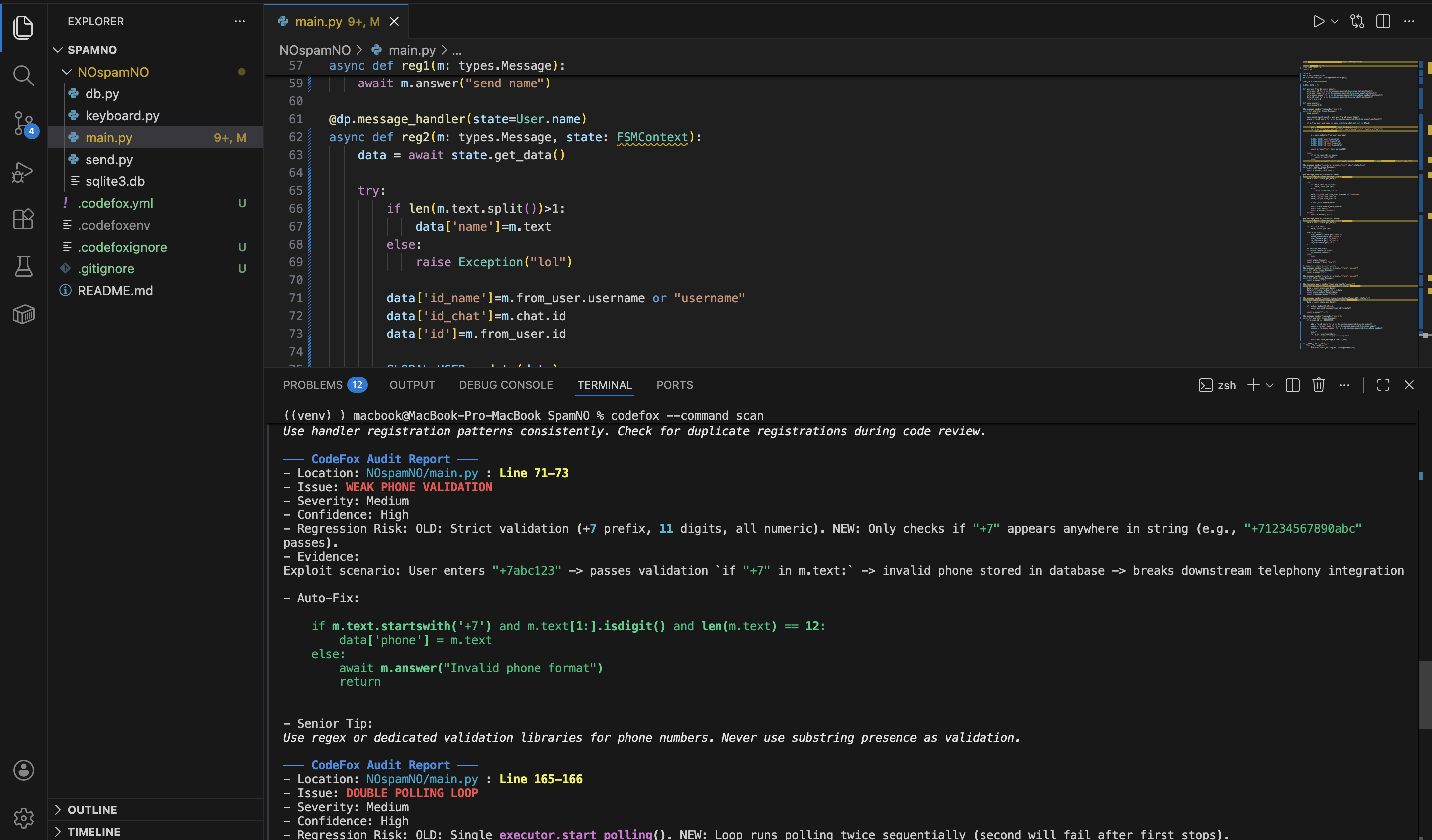 CodeFox - Main product screenshot demonstrating key features and user interface