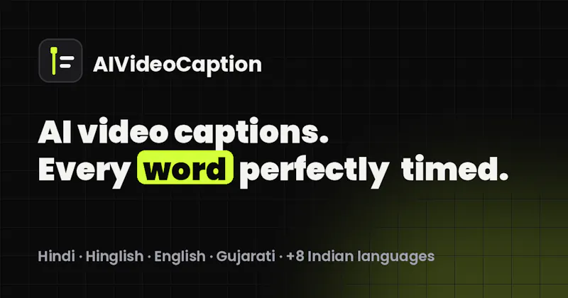 aivideocaption screenshot 1