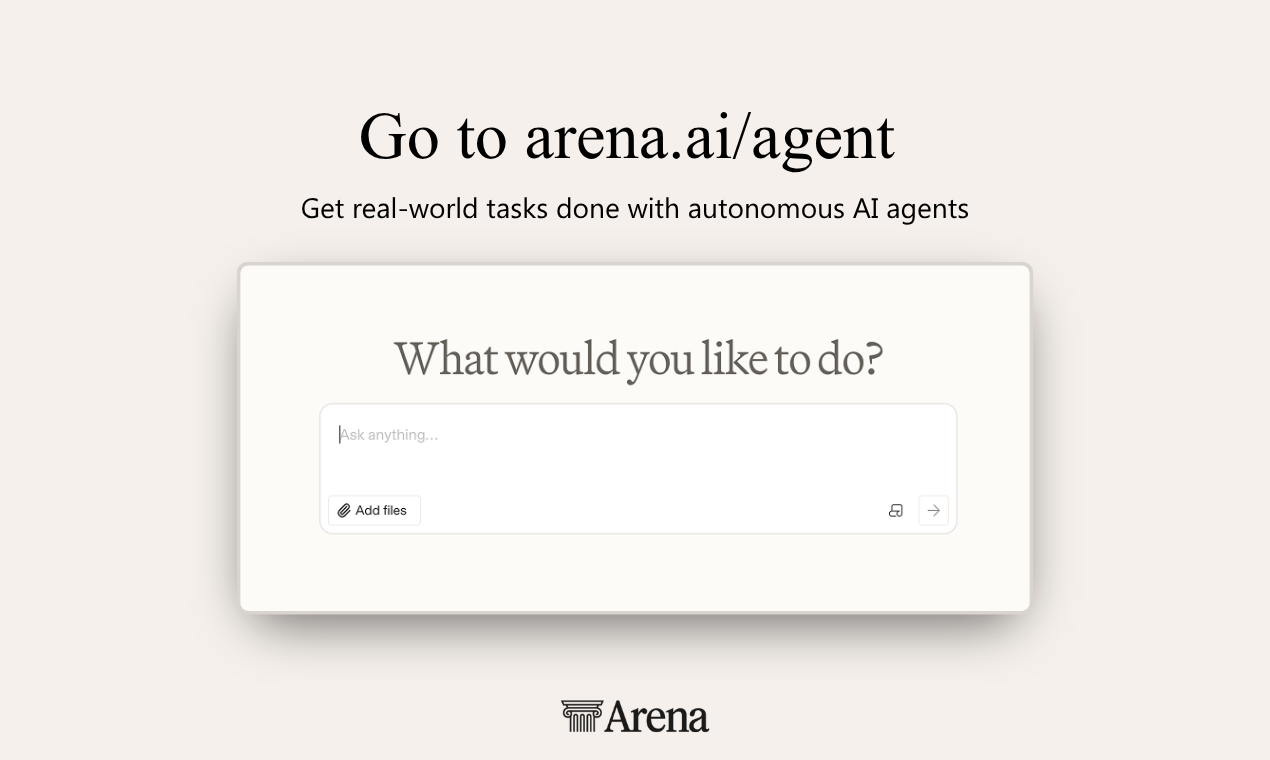 Arena Agent Mode gallery image