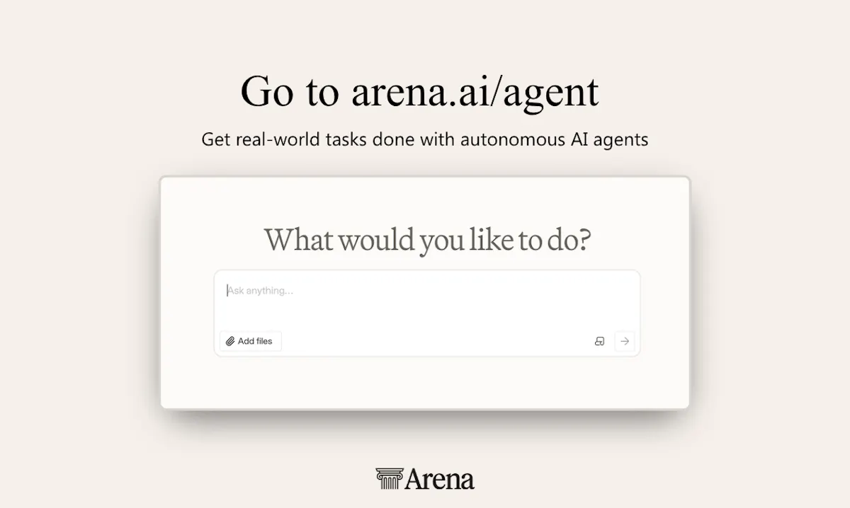 Agent Mode on Arena