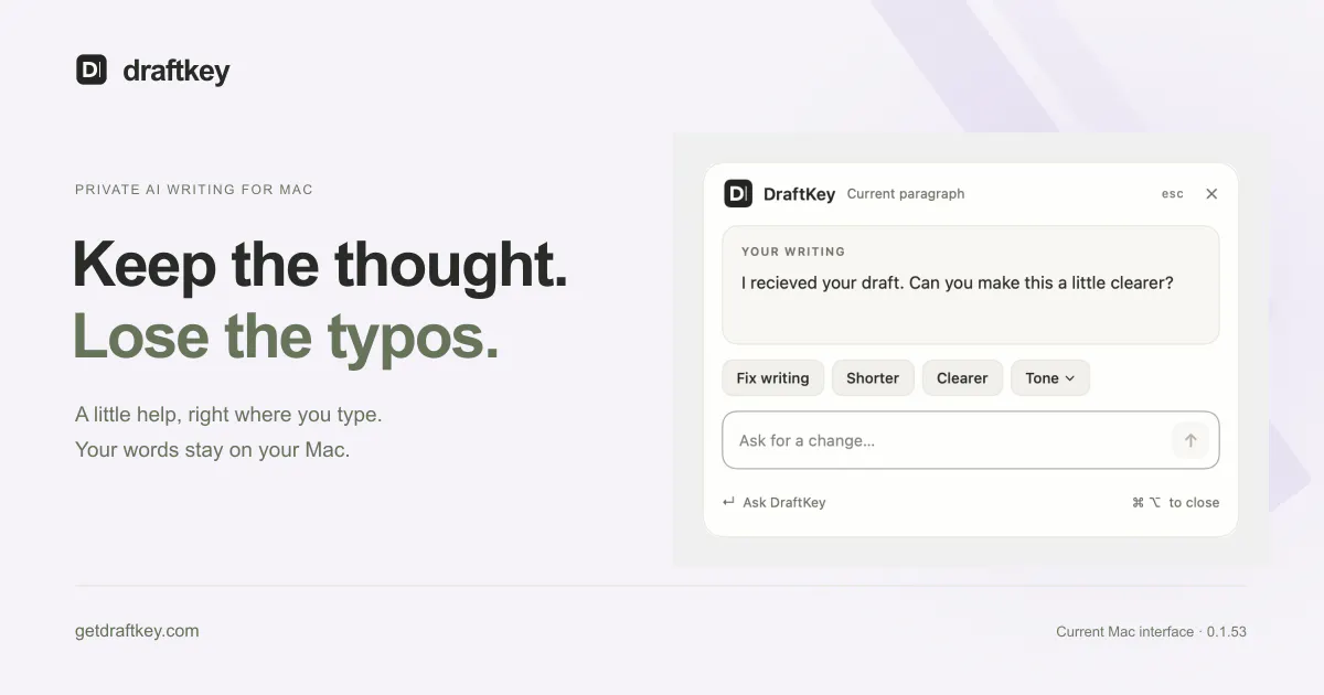 DraftKey gallery image