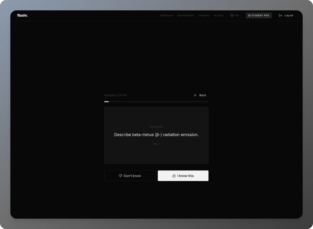 Flashr - Screenshot 4 showing product features and functionality