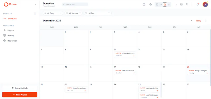 DoneOne screenshot 2