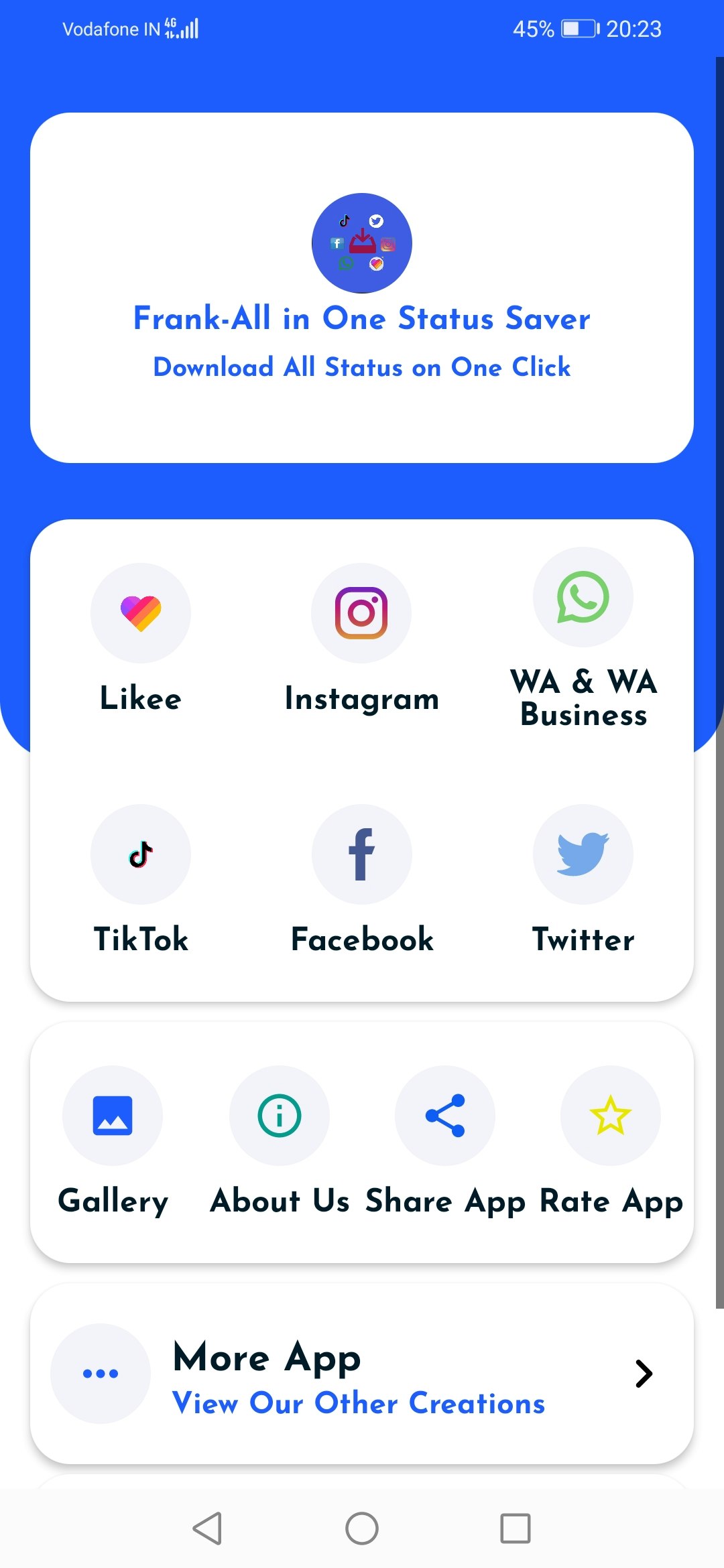 Frank- An All In One Status Saver