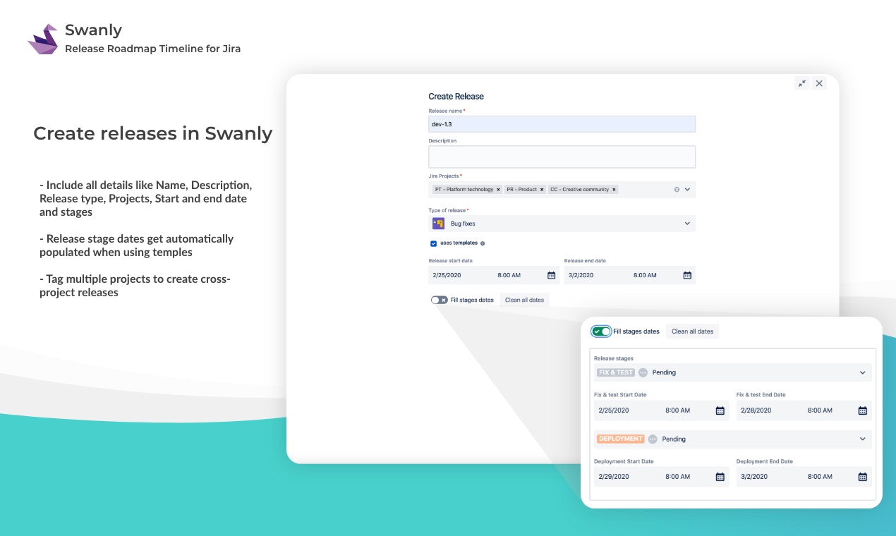 Swanly - Release Management for Jira gallery image