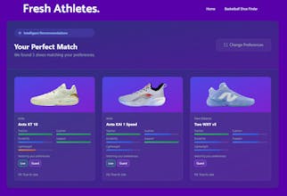 Fresh Athletes - Basketball Shoe Finder gallery image