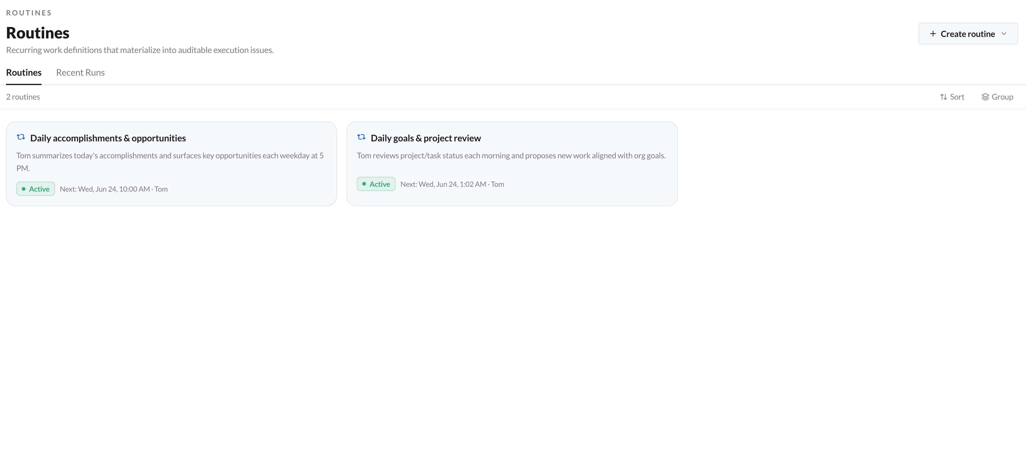 Zeus.team, AI native workspace gallery image
