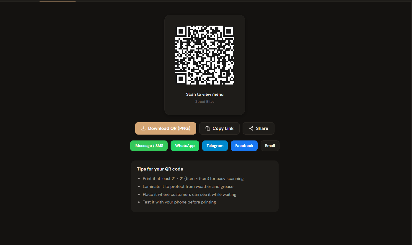 BiteMenu gallery image