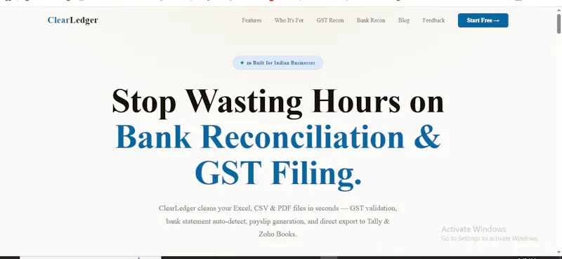 ClearLedger screenshot 1