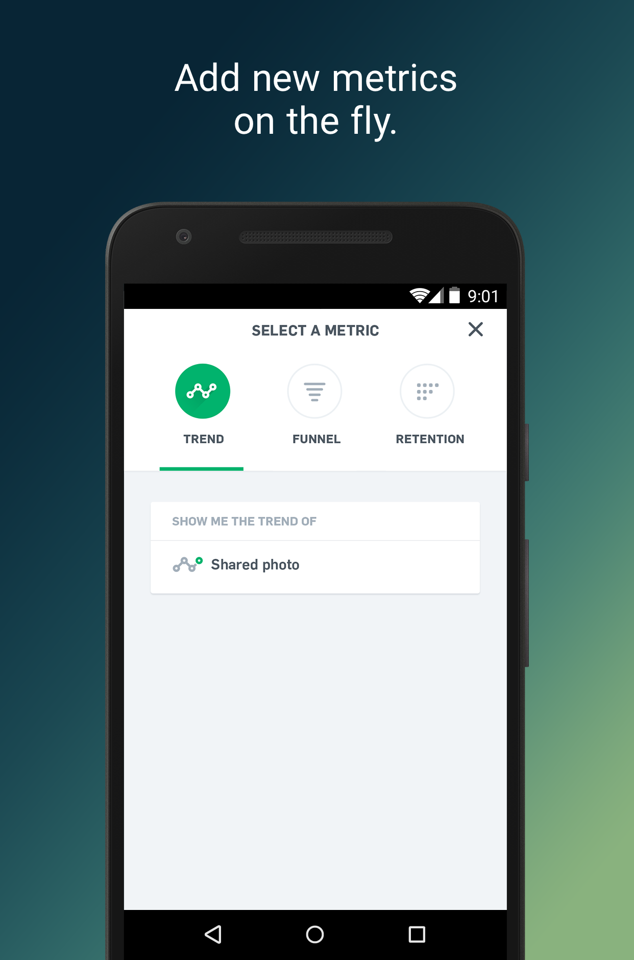 Mixpanel Mobile Dashboards for Android gallery image
