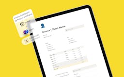 Invoice Dashboard  by Notion and Figma media 2