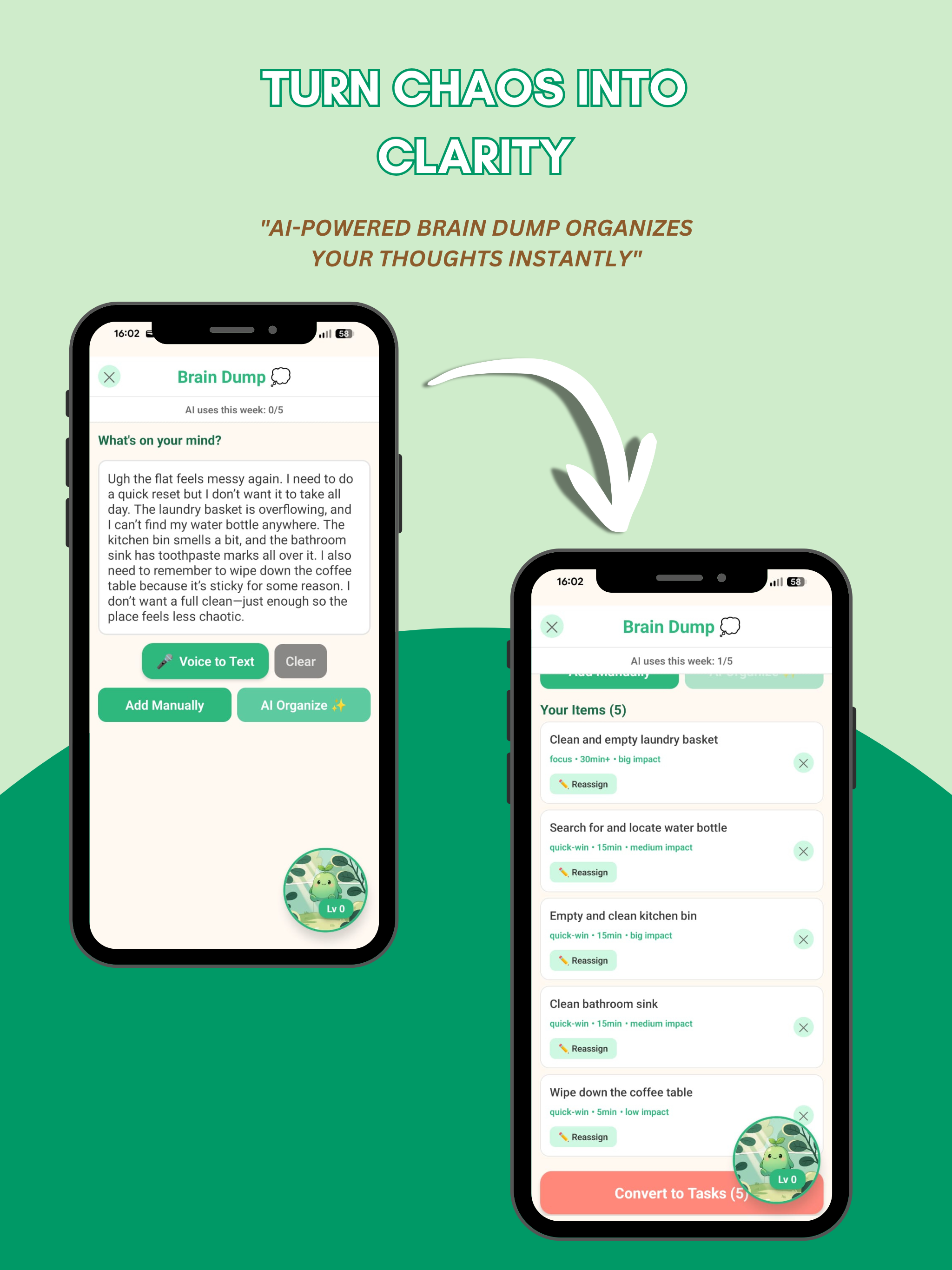   Sprout - Guilt-free ADHD task manager - Screenshot 2 preview