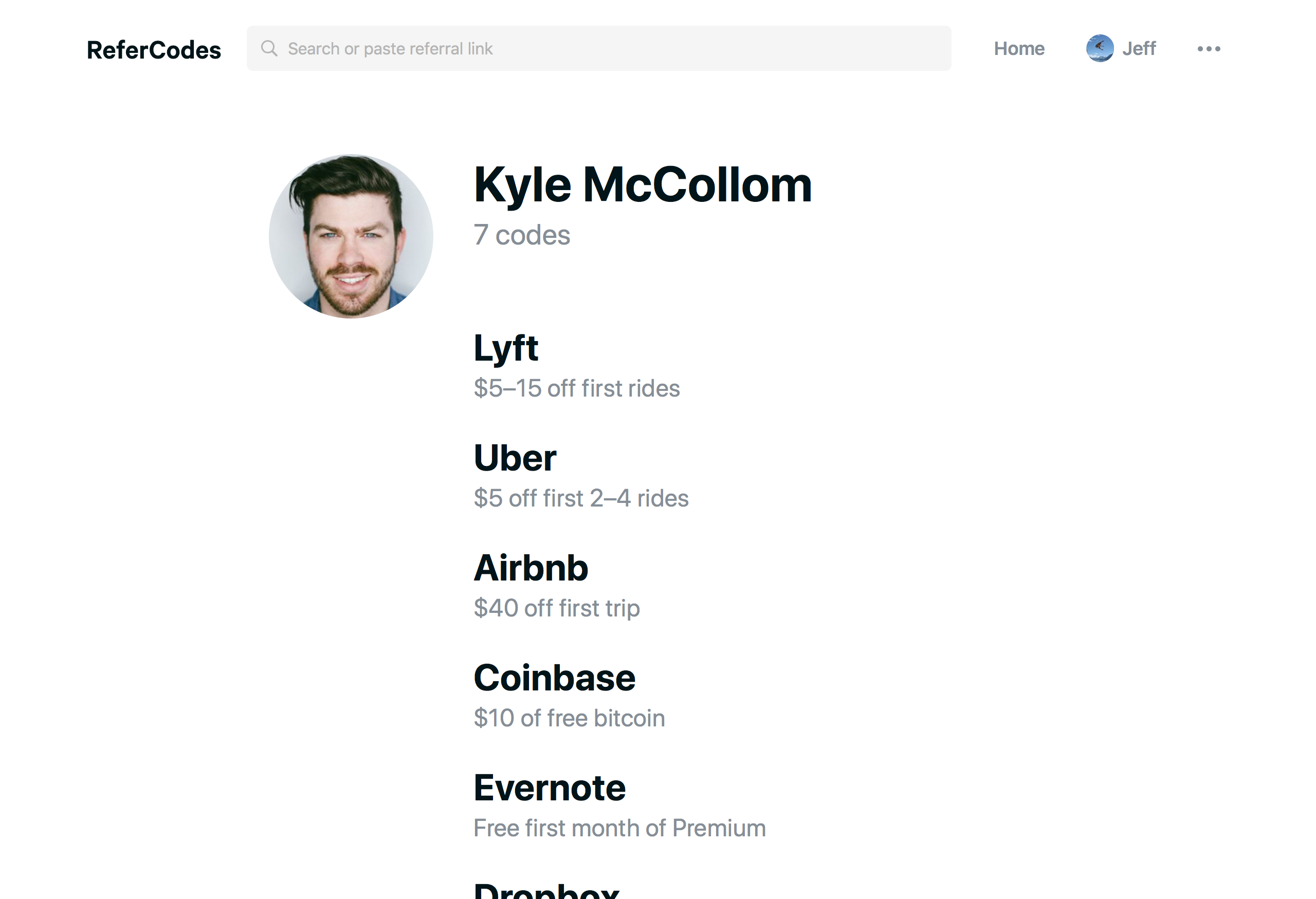 ReferCodes gallery image