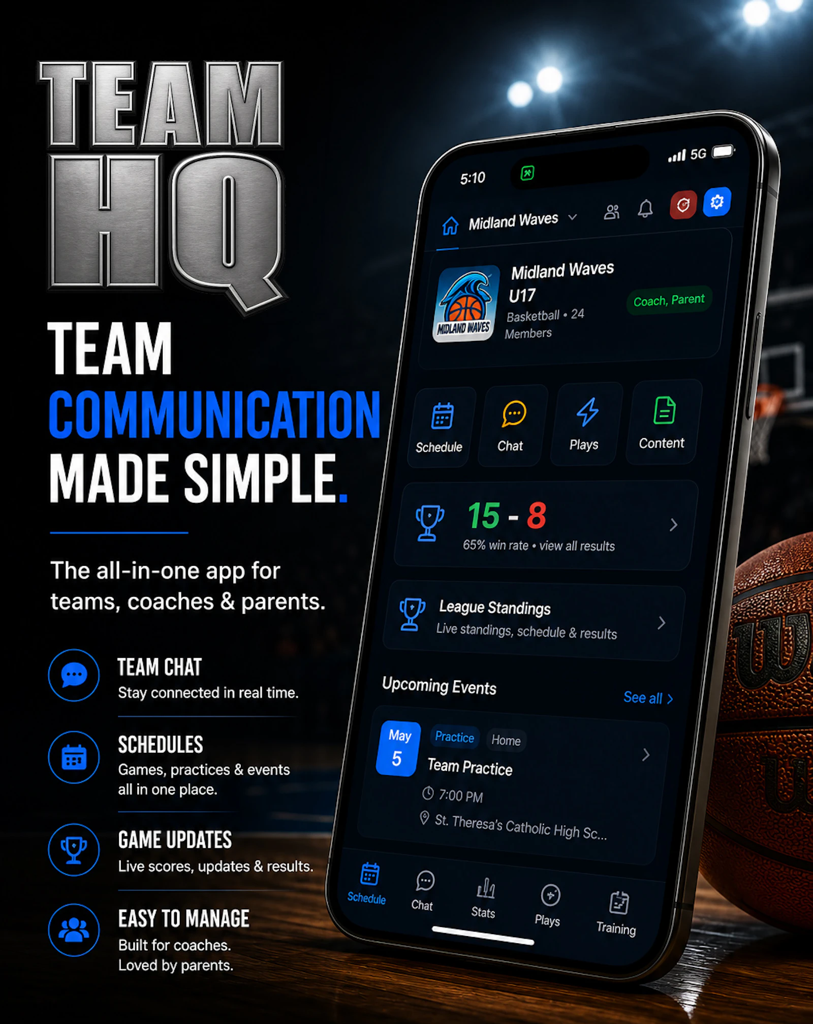 TeamHQ screenshot 2