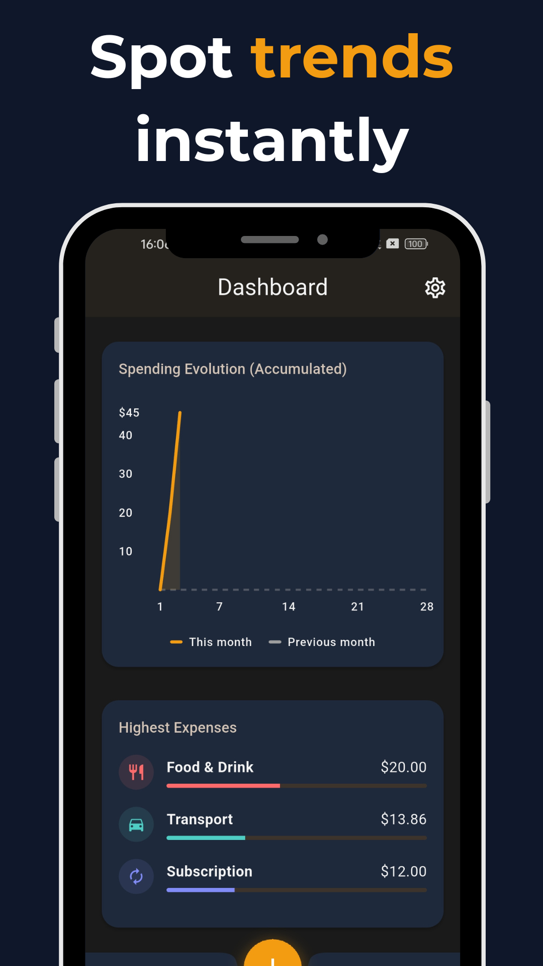 CashWhisper AI — Expense chat tracker gallery image