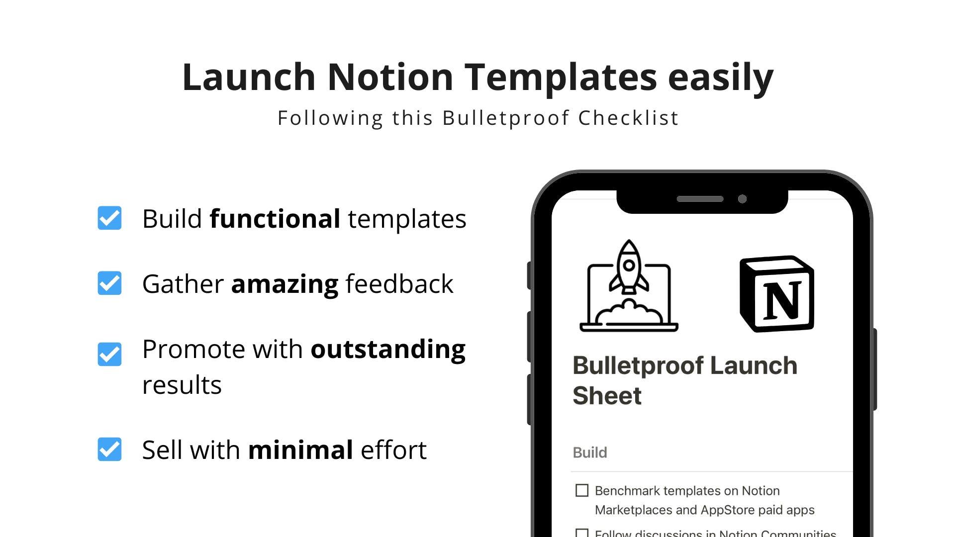 Notion Bulletproof Launch Sheet media 1